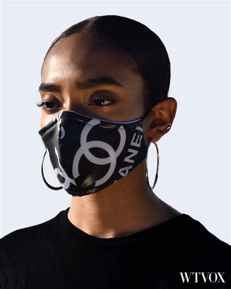 chanel mask chain|Chanel face mask online.